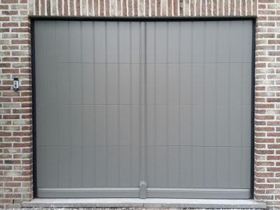 Garagepoort massief hout Lommel